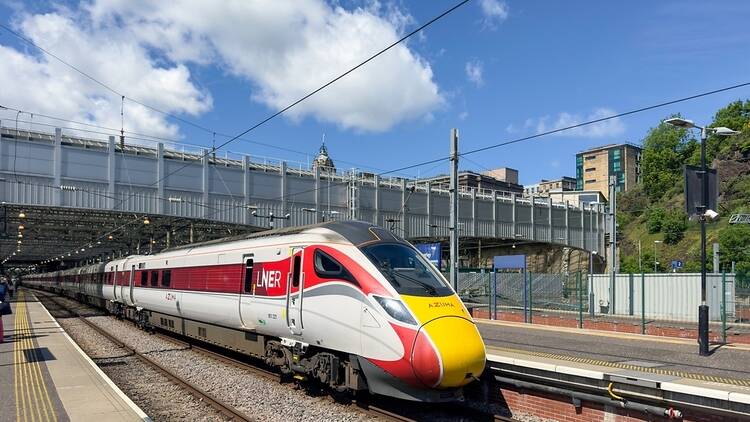 Image of LNER train at a station