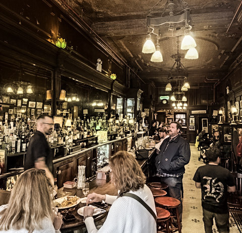 inside Old Town Bar in NYC 