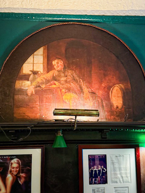 One of the monks in Old Town Bar in NYC 