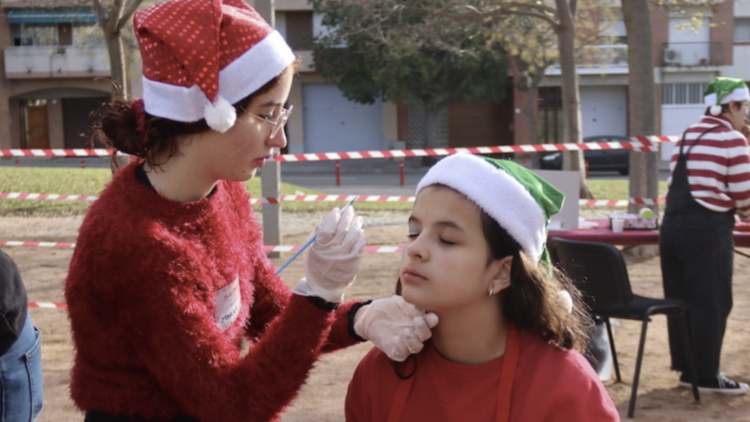 Talleres navideños en el TOMB: Pintacaras