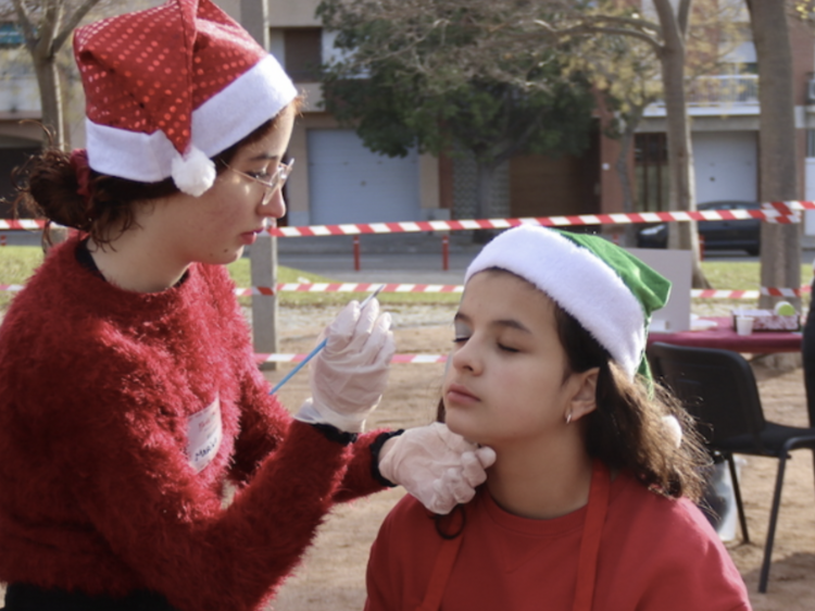 Talleres navideños en el TOMB: Pintacaras