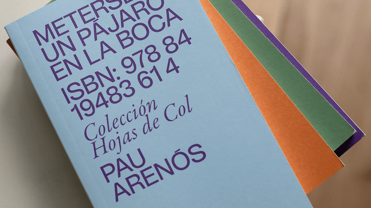 'Meterse un pájaro en la boca' de Pau Arenós