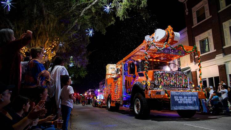 Festival of Lights Parade in Downtown Kissimmee