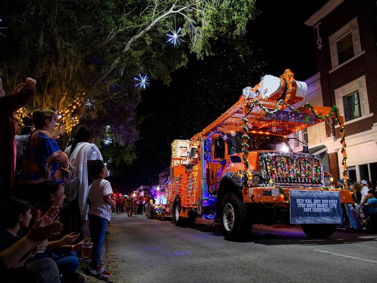 Festival of Lights Parade in Downtown Kissimmee