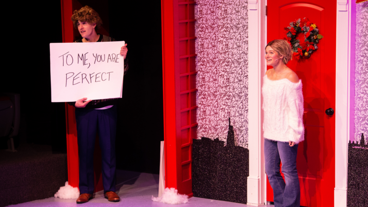 Actors on-stage in Love Actually A Musical Parody