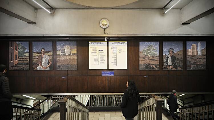 New artwork at St James station 