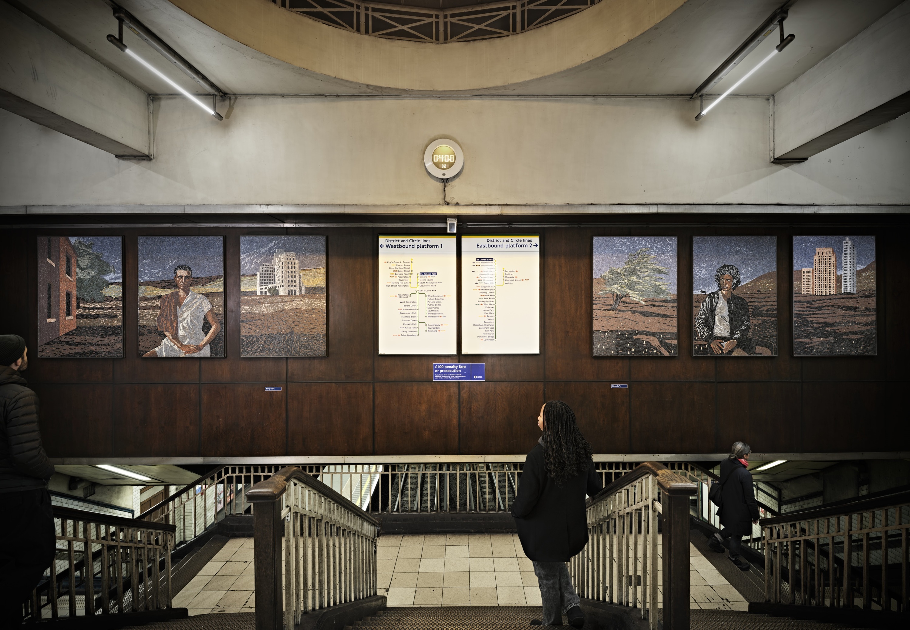 A beautiful new mosaic has been unveiled at London’s Grade I-listed St James’ Park station