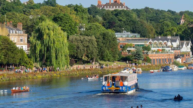 Richmond in London with the River Thames