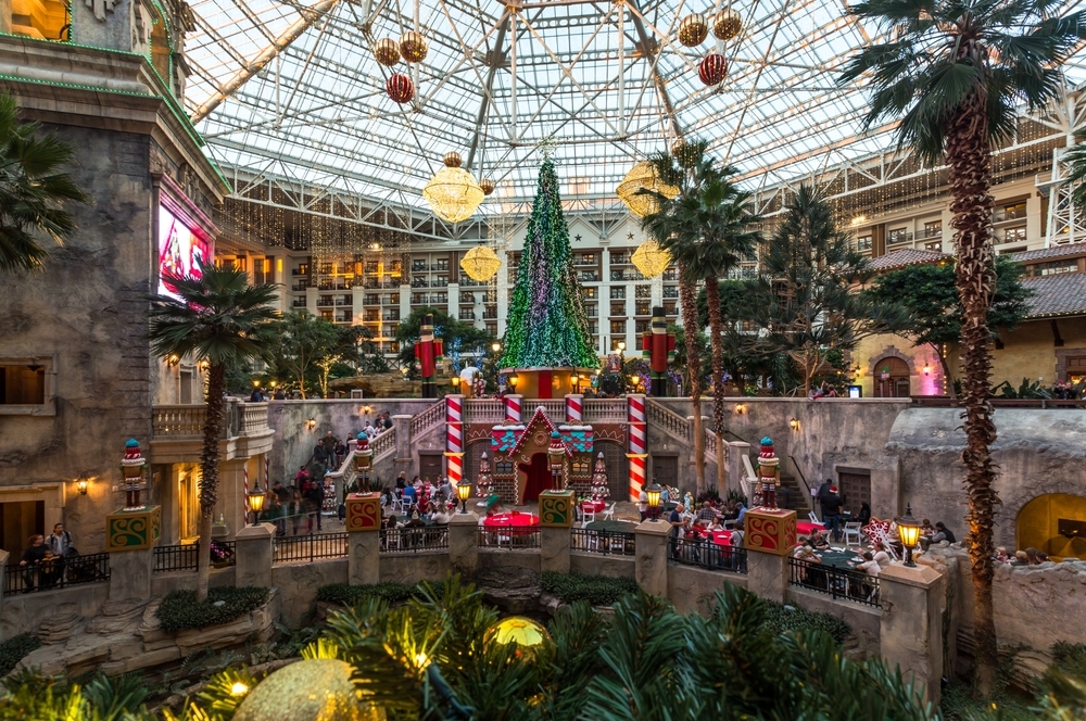 Christmas decorations at Gaylord Texan Resort