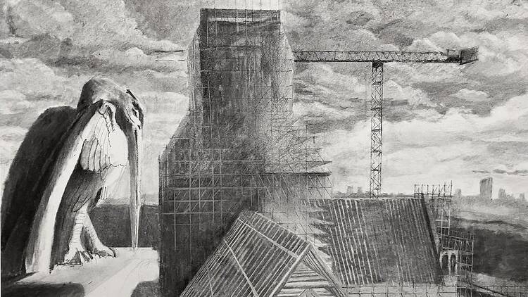 Rencontre avec Axelle Ponsonnet, l’architecte qui a dessiné le chantier de Notre-Dame de Paris pendant quatre ans