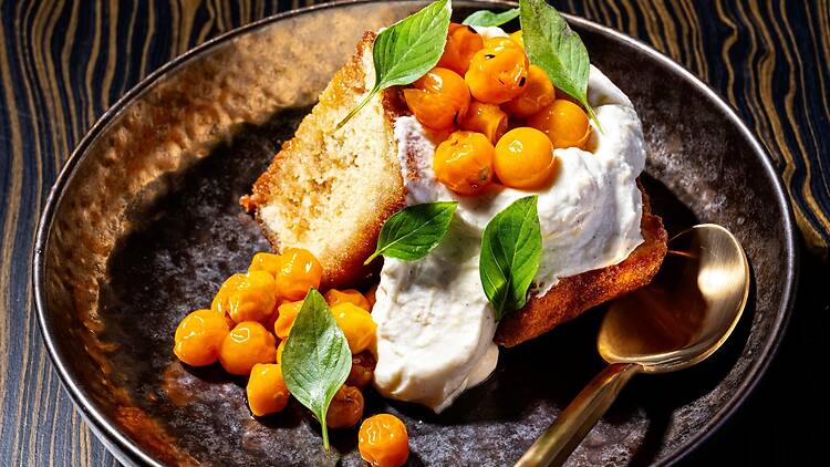 Rum cake from Dōgon in Washington, D.C. 