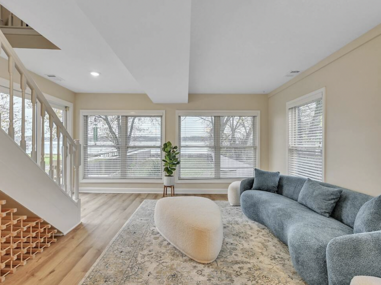 The loft home in Cedar Lake