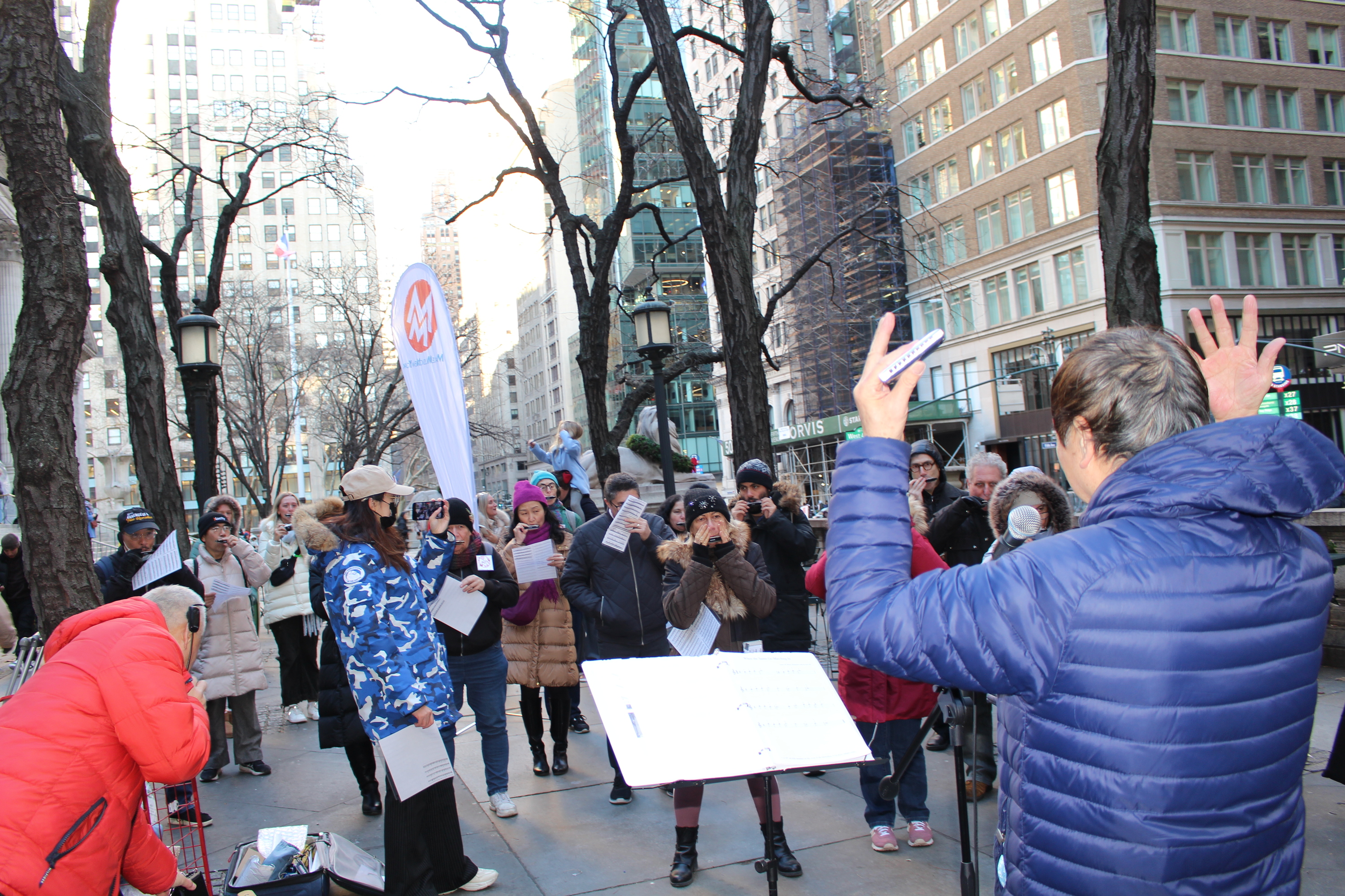 Harmonica Jam at Make Music Winter 2023