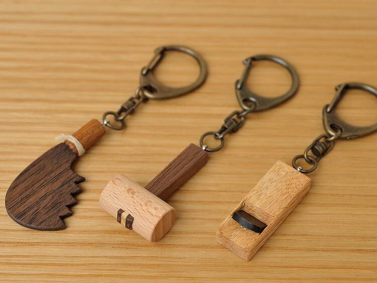 Carpentry tool keyrings