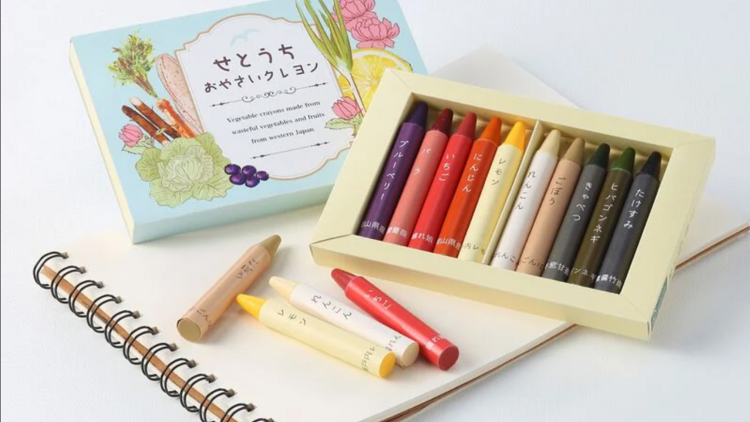 Kajitsu Kobo Setouchi Vegetable Crayons