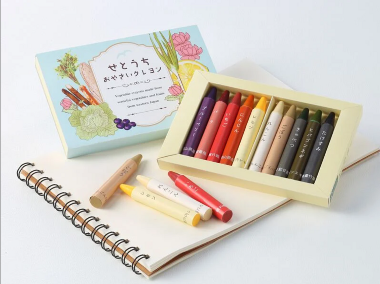 Kajitsu Kobo Setouchi Vegetable Crayons