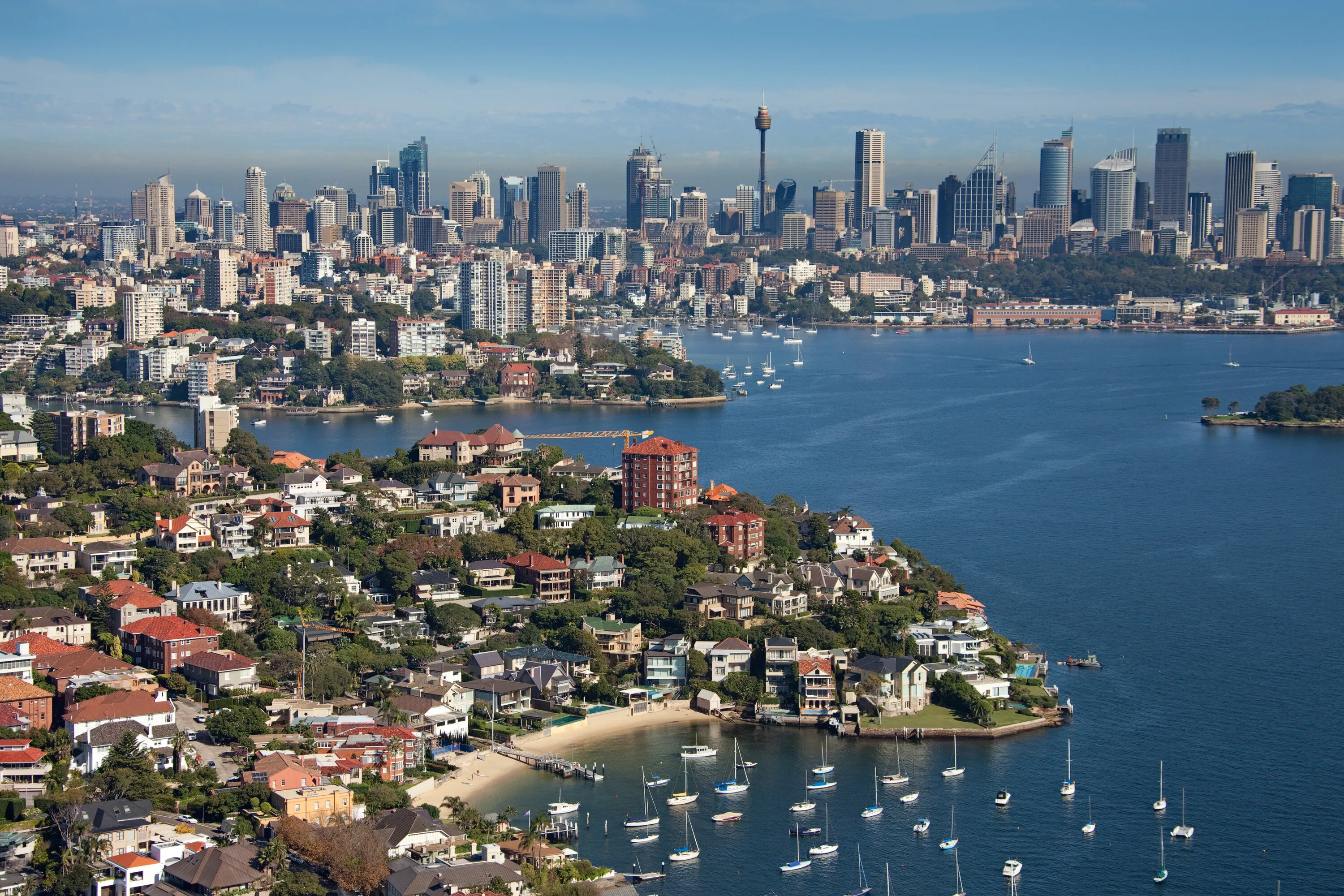 Point Piper aerial, morning