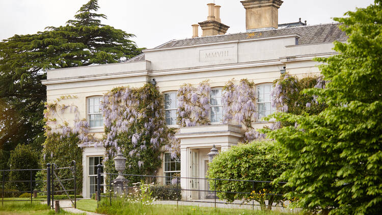 Exterior of the main building at Lime Wood