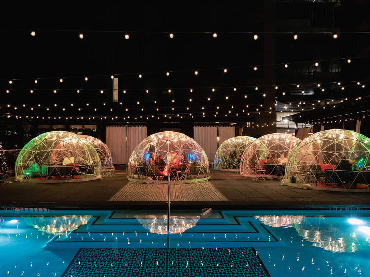 Igloos at Hotel Van Zandt