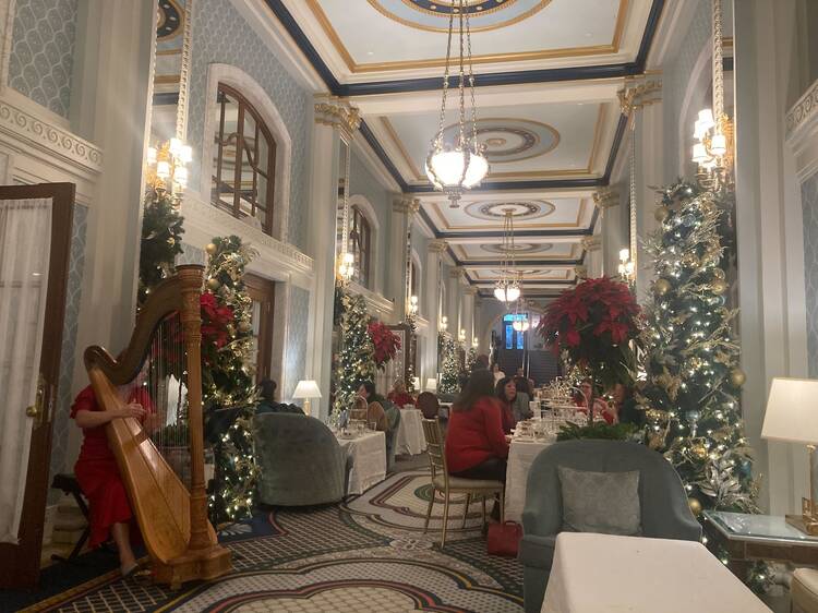 I went to D.C.'s most famous holiday tea—here's what it was like