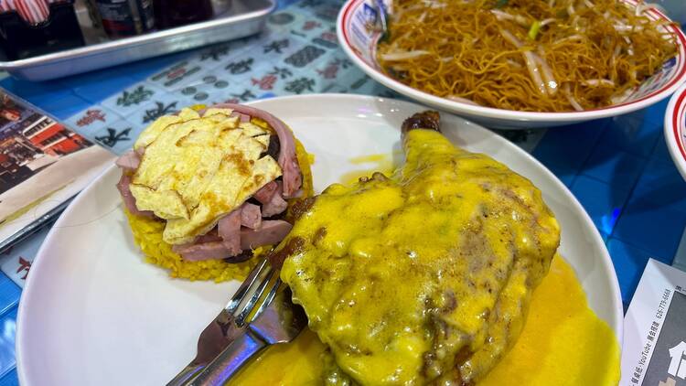 Assorted dishes at HK Macau Bistro