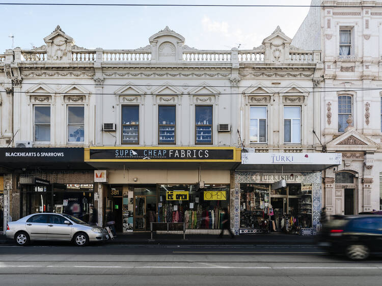 Shops on Sydney Road.