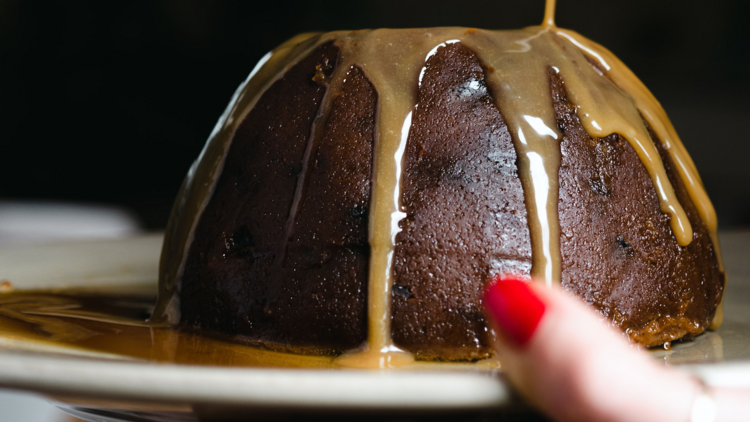 Philippa's traditional plum pudding