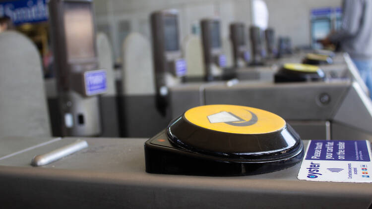 Ticket barriers in London