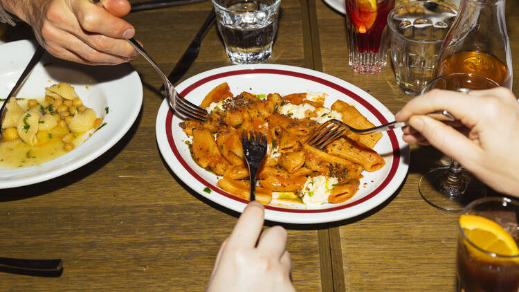 Studio Amaro's rigatoni arrabiata