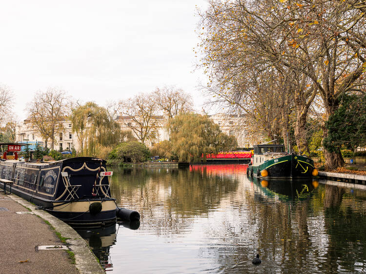 Marvel at the canal boats of Little Venice