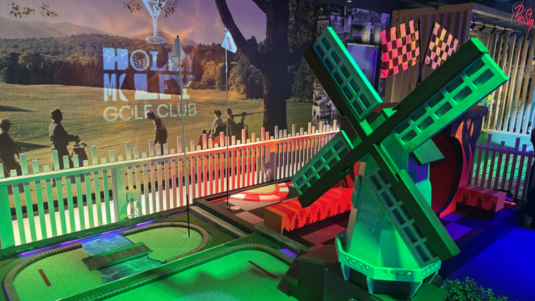 Make your inner child happy with a round of mini golf