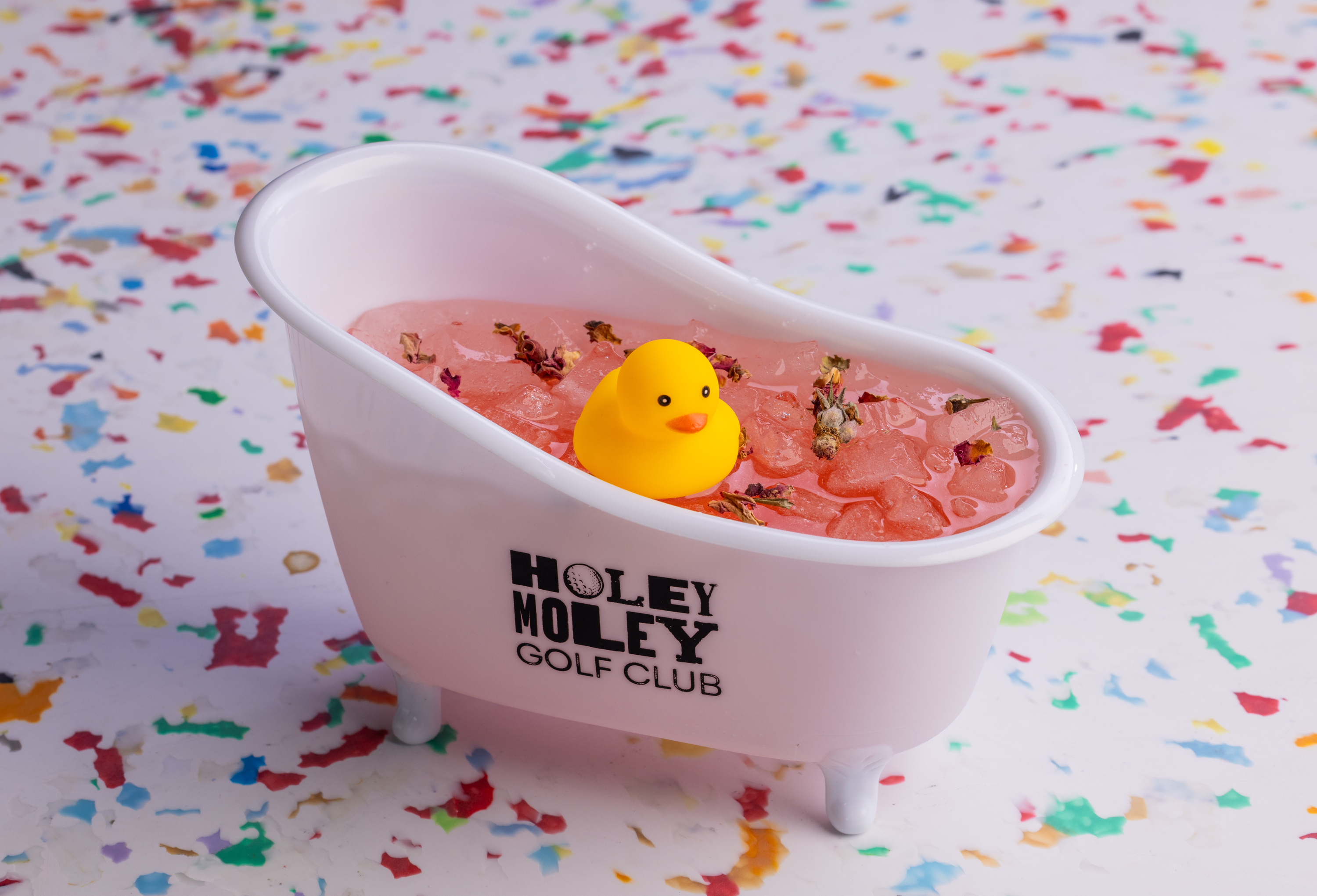 Rub a Dub in the Tub cocktail at Holey Moley Golf Club