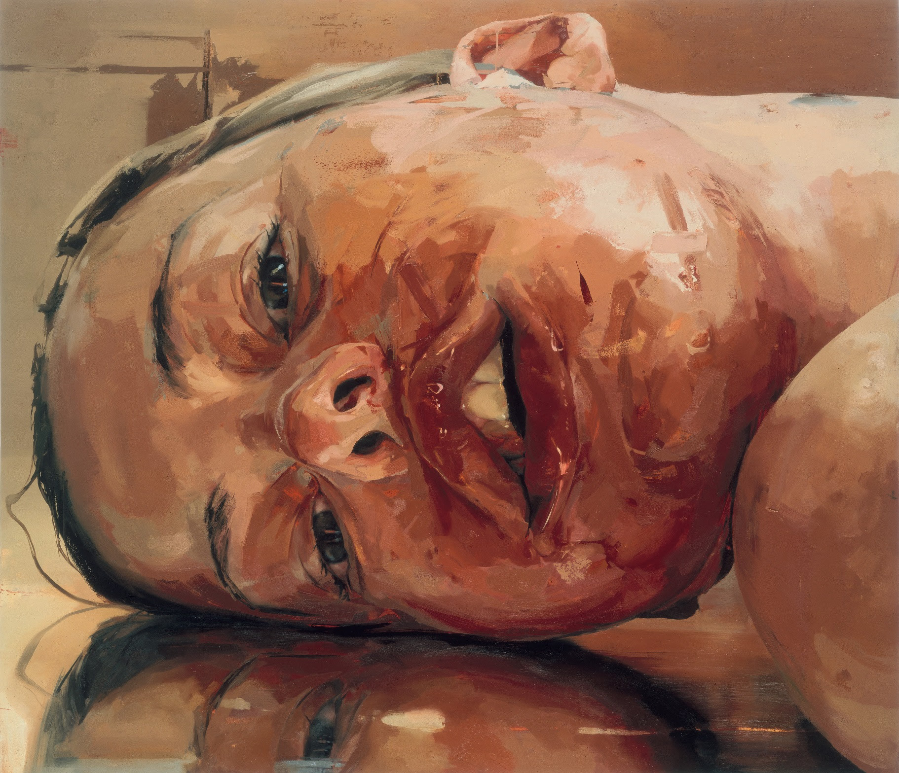 Reverse by Jenny Saville, 2002-2003, © Jenny Saville. All rights reserved, DACS 2024, Courtesy Gagosian.