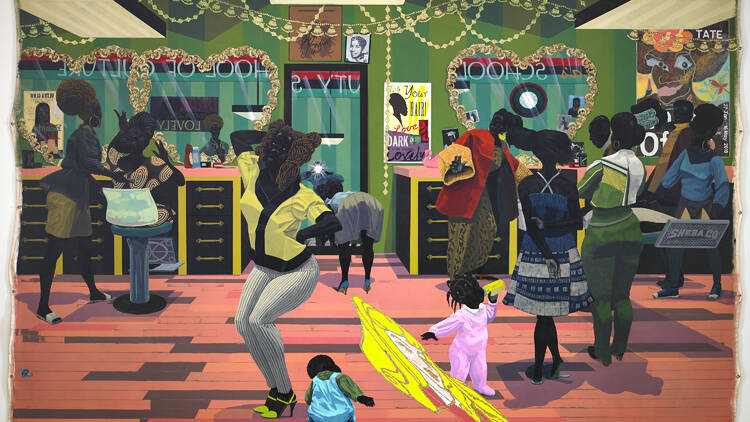 Kerry James Marshall, School of Beauty, School of Culture, 2012 © Kerry James Marshall. Photo: Sean Pathasema. Image courtesy of the artist and Jack Shainman Gallery, New York