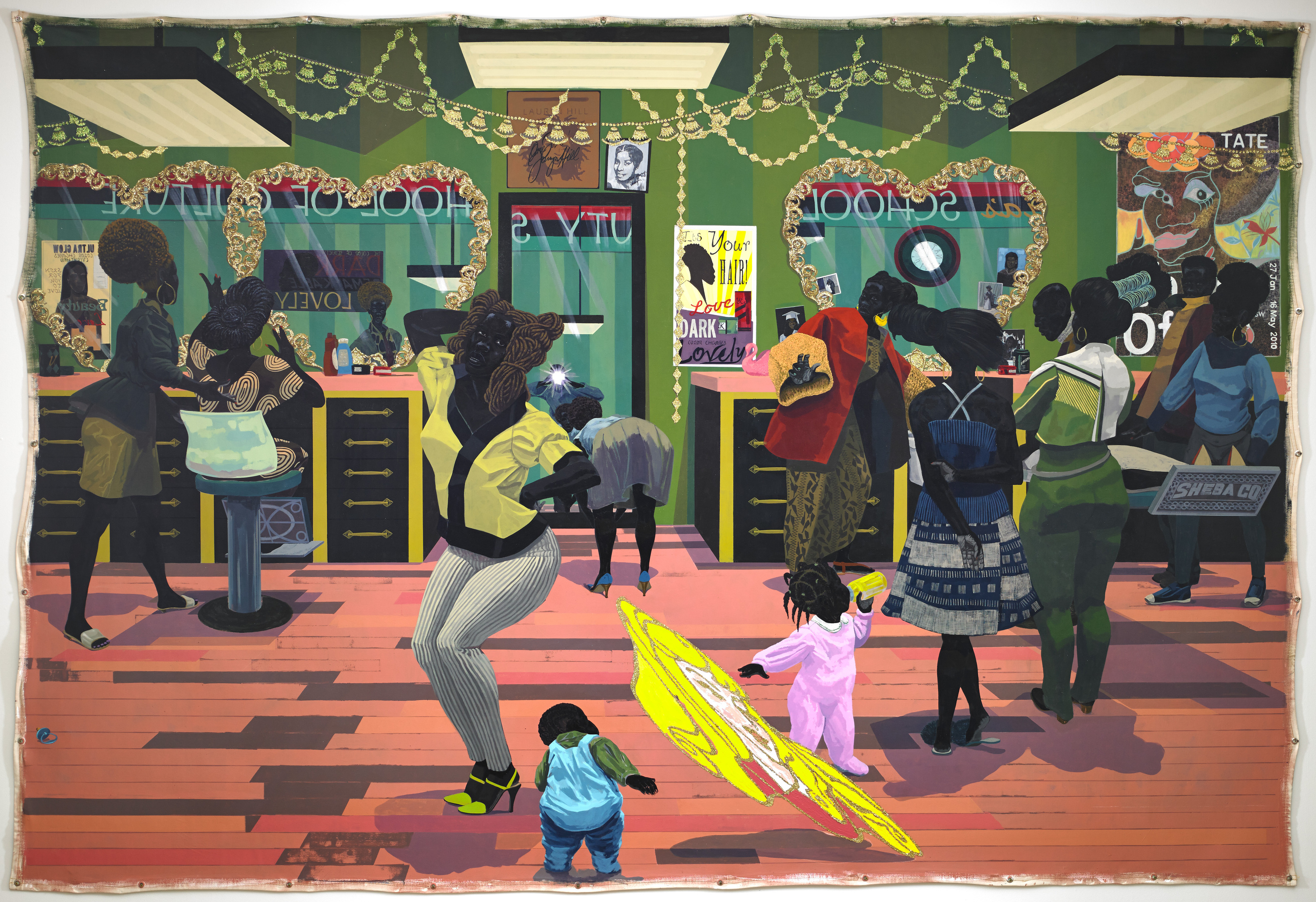 Kerry James Marshall, School of Beauty, School of Culture, 2012 © Kerry James Marshall. Photo: Sean Pathasema. Image courtesy of the artist and Jack Shainman Gallery, New York