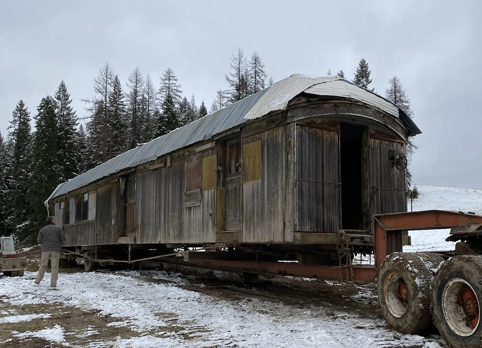 Airbnb train Idaho