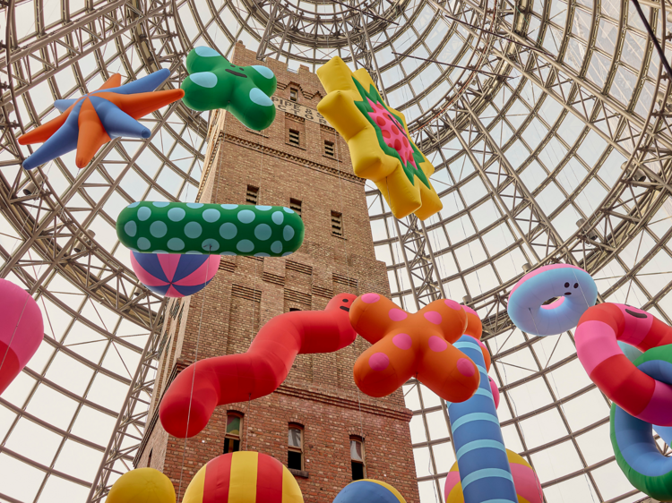 A huge cosmic art installation has popped up at Melbourne Central