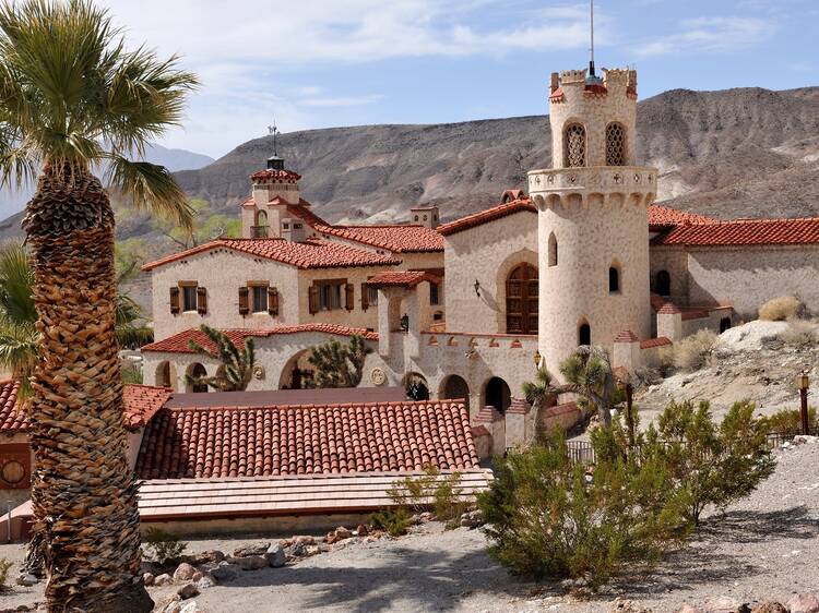 Scotty’s Castle—named after a gold mining con man—reopens for guided tours in Death Valley