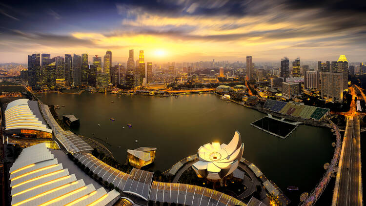 Singapore sunset