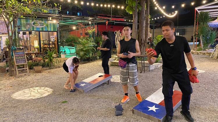 Cornhole Tournament at Dinky's BBQ