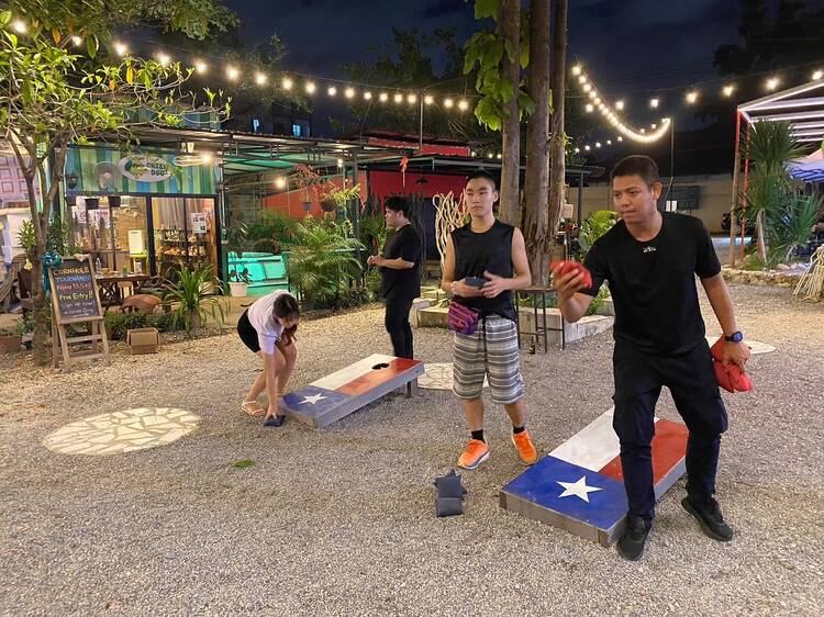 Cornhole Tournament at Dinky's BBQ