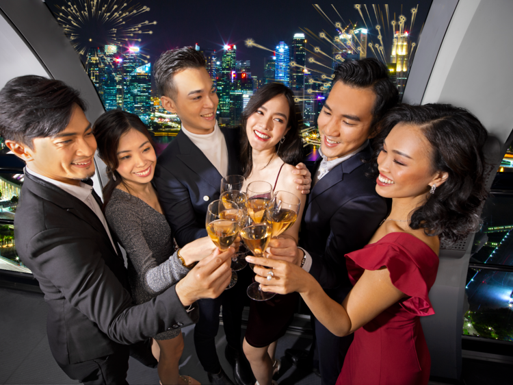 New Year’s Eve Countdown Champagne Special at Singapore Flyer