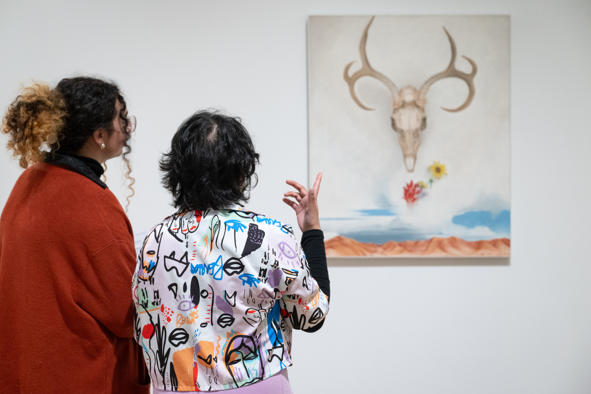 Visitors take in free admission at The Whitney