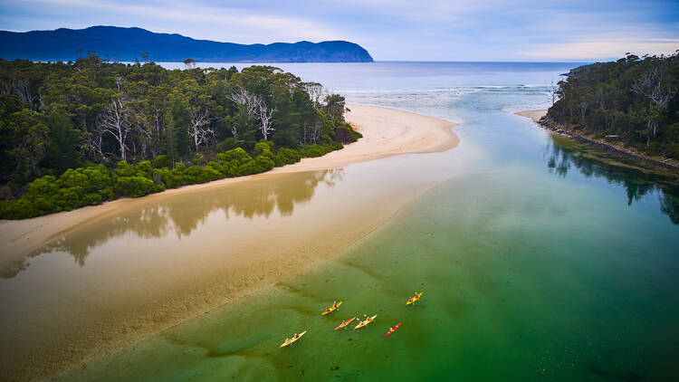 Paddle through paradise