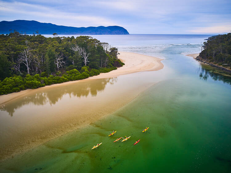 Paddle through paradise