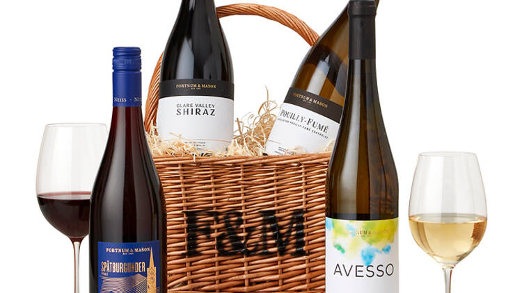 Fortnum and Mason’s Wine Quartet hamper