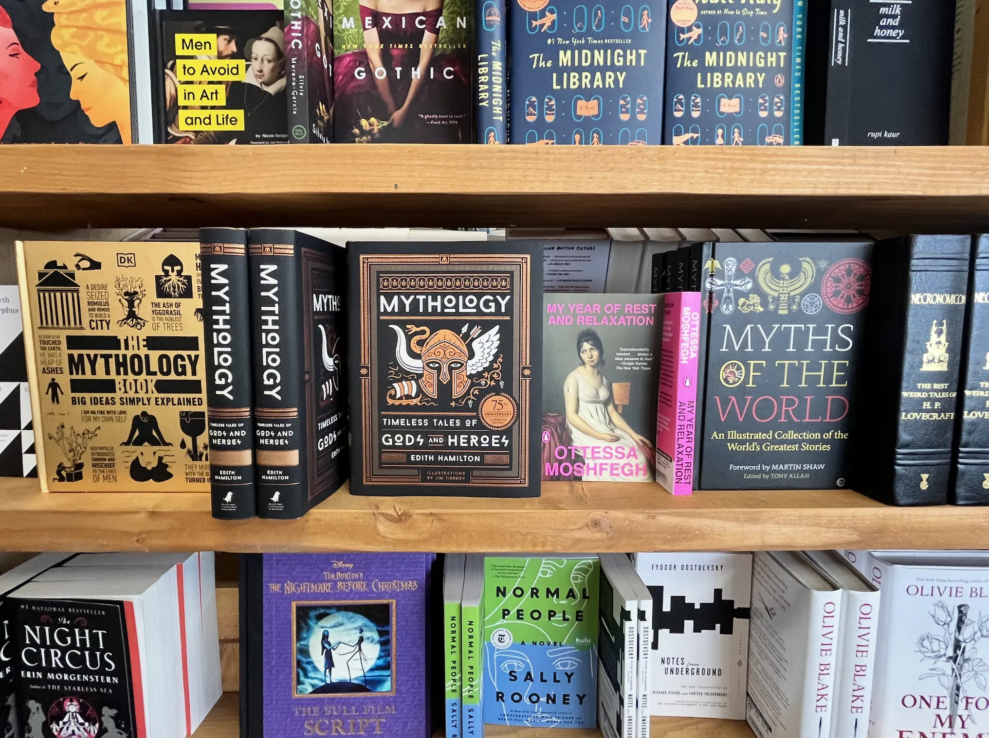 Bookshelves at the Last Bookstore Studio City.