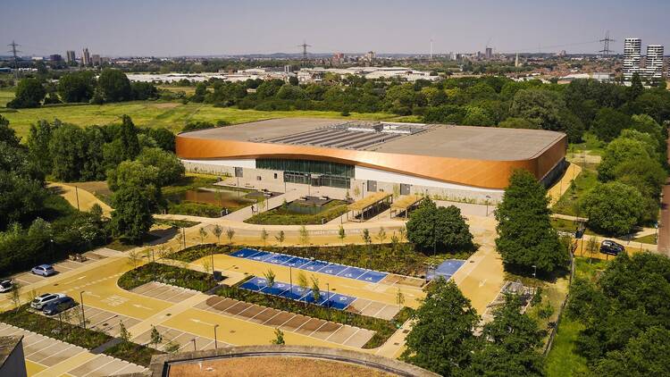 Lee Valley Ice Centre aerial view