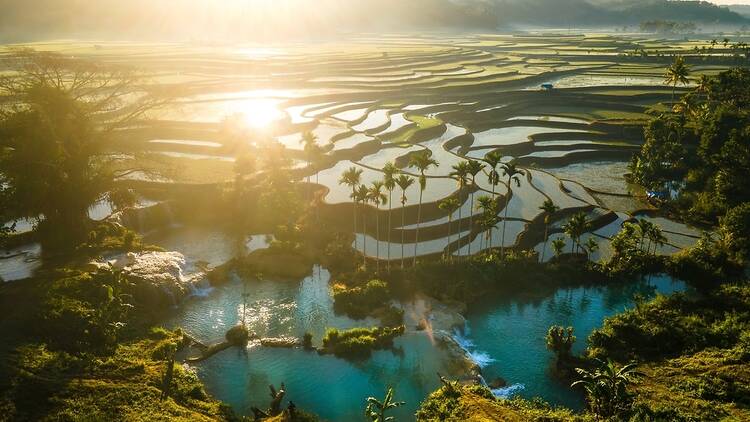 Weekacura Waterfalls in Sumba, Indonesia