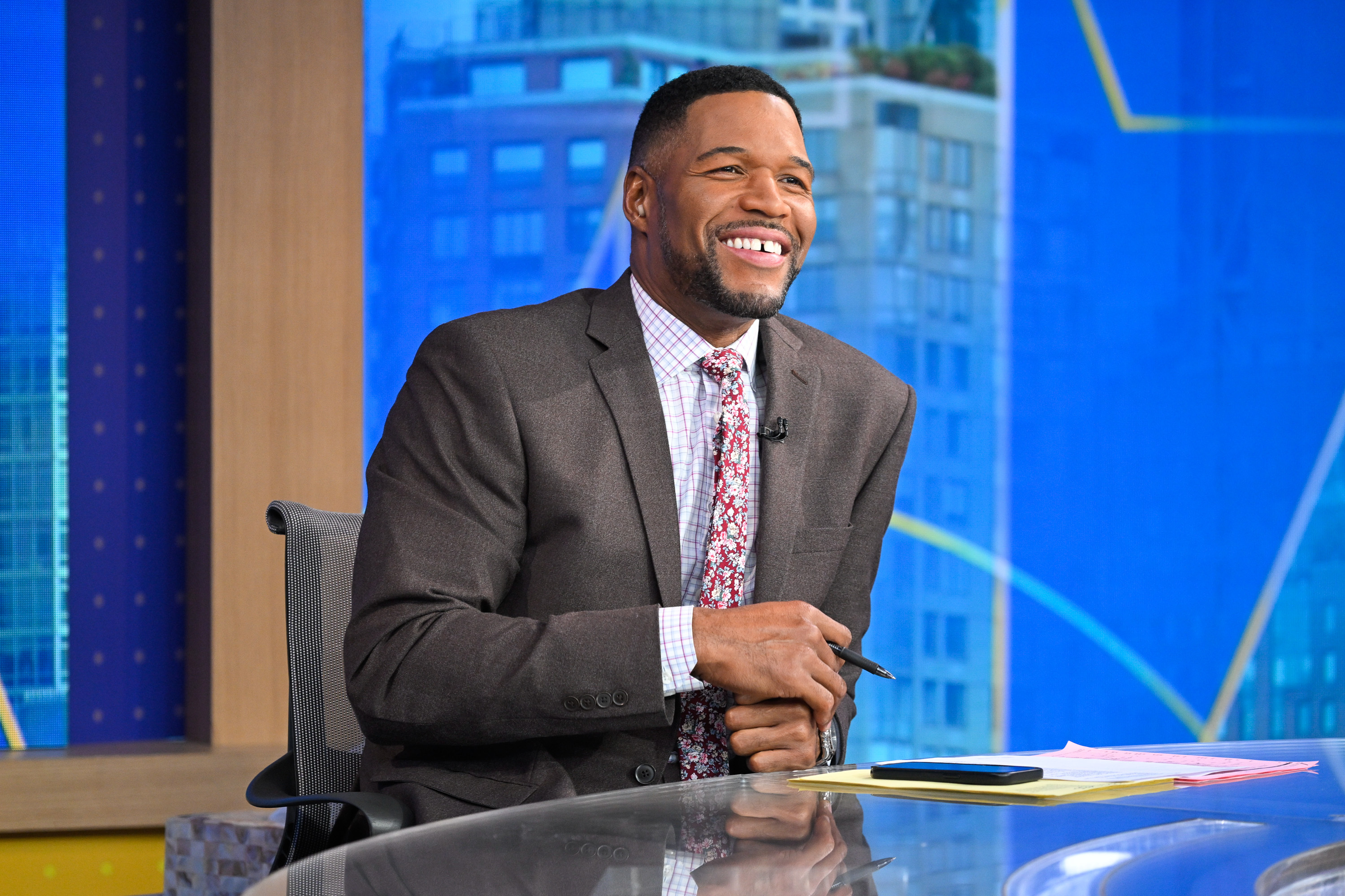 Michael Strahan on Good Morning America